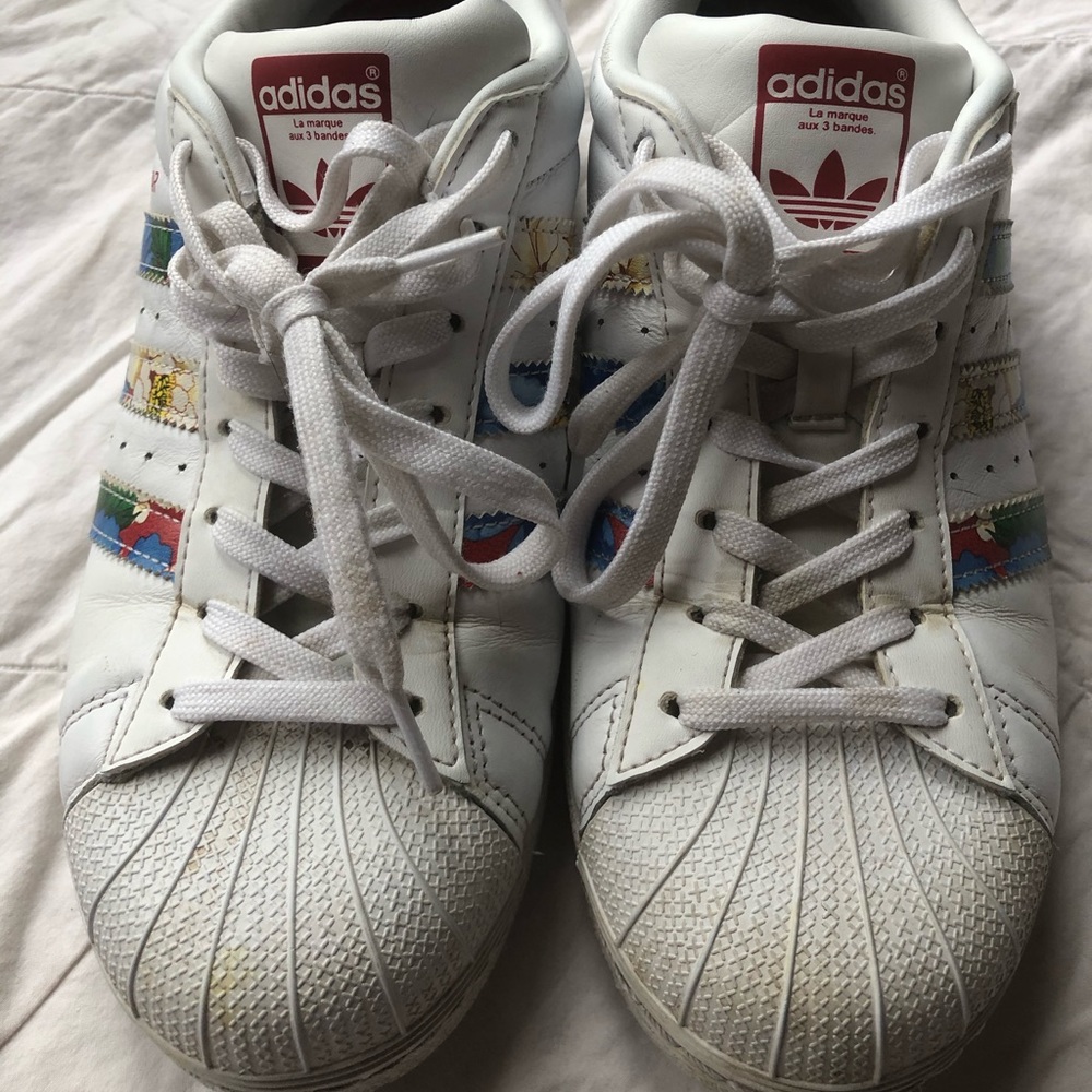 Adidas floral Stan Smith sneakers